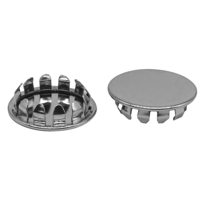 Plug Buttons, Nickel Plated - 3/8", 1/2", 5/8", 7/8" Holes Sizes; 4P 32