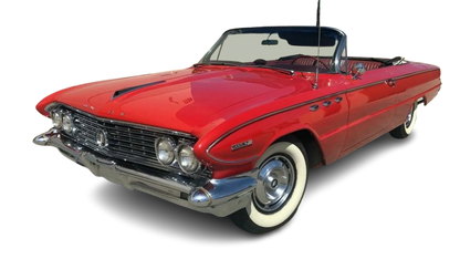 1961-64 INVICTA, LESABRE & WILDCAT W/BOW SLEEVE Convertible Vinyl Top, Vinyl Window & Pads