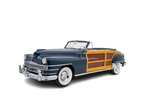 1946-48 TOWN & COUNTRY, CLUB Convertible Vinyl Top, Vinyl Window & Pads