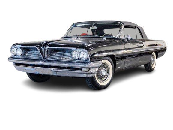 1961-64 PONTIAC BONNEVILLE & CATALINA W/BOW SLEEVE Convertible Vinyl Top, Vinyl Window & Pads