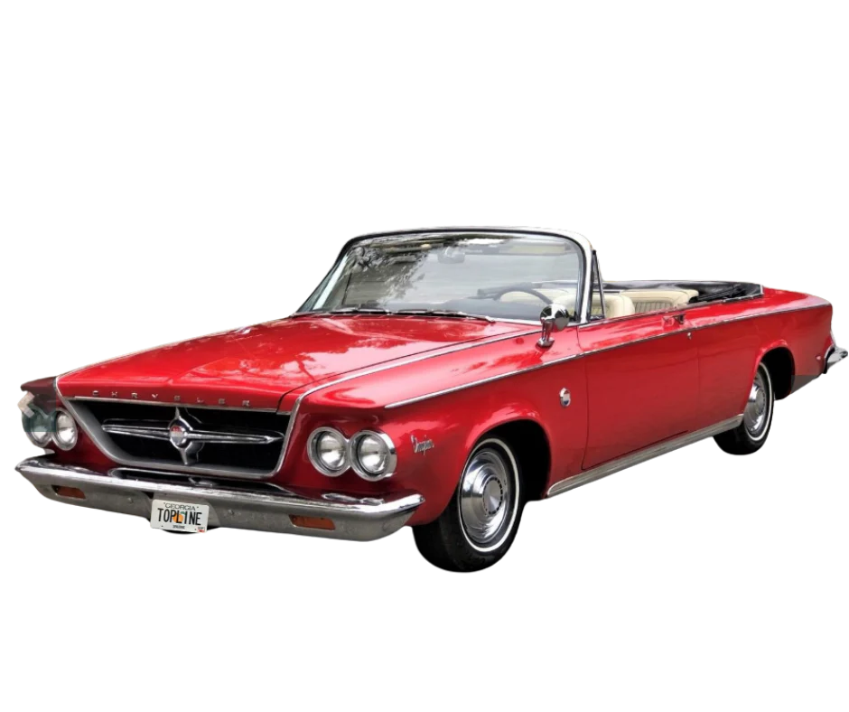 1963-64 300 & NEWPORT Convertible Vinyl Top, Vinyl Window & Pads