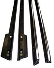 1965-1966 Cadillac Deville 2 door hardtop belt line molding, window sweep seals