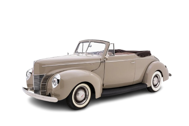 1940 FORD DELUXE CONVERTIBLE COUPE Convertible Vinyl Top, Vinyl Window & Pads
