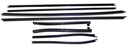1970-1972 Buick Skylark 8pc window sweep seals, belt line molding.