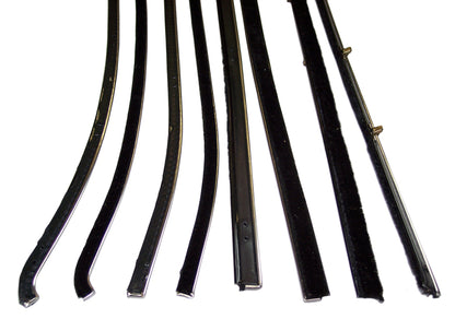 1958 CHEVROLET IMPALA CONVERTIBLE WINDOW SWEEP SET, 8PC