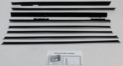 1971-1976 GM 4DR SEDAN (STRAIGHT REAR DOORS) 8PC WINDOW SWEEP SET