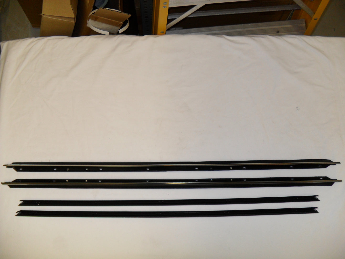 1975-1976 Chevrolet Impala 2 door hardtop window sweep set.
