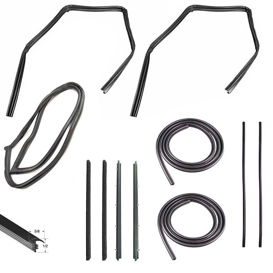 1982-1993 Chevy/GMC S10/S15/Sonoma 2dr Weatherstrip Kit