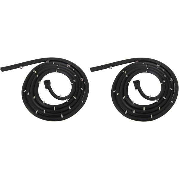 1957-1958 GM 2 door hardtop door seals, pair