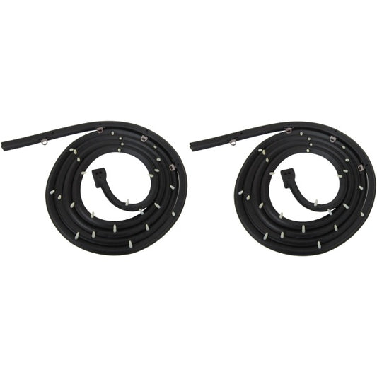 1957-1958 GM 2 door hardtop door seals, pair