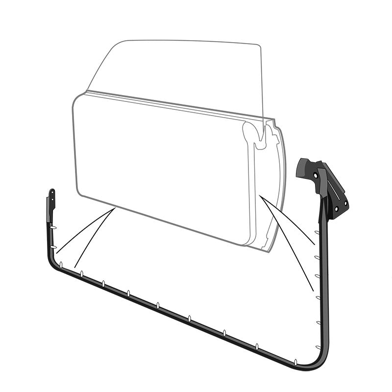 1970-1971 Ford Torino and Mercury Montego convertible & 2 door hardtop door seals, pair