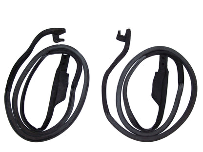 1966-1969 Ford Falcon, Fairlane & Mercury Meteor 2 dr sedan new door weatherstrip seals, pair