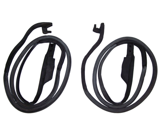 1966-1969 Ford Falcon, Fairlane & Mercury Meteor 2 dr sedan new door weatherstrip seals, pair