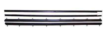 1978-1983 FORD FAIRMONT, FUTURA & MERCURY ZEPHYR 2 DR FASTBACK WINDOW SWEEP SET 4PCS