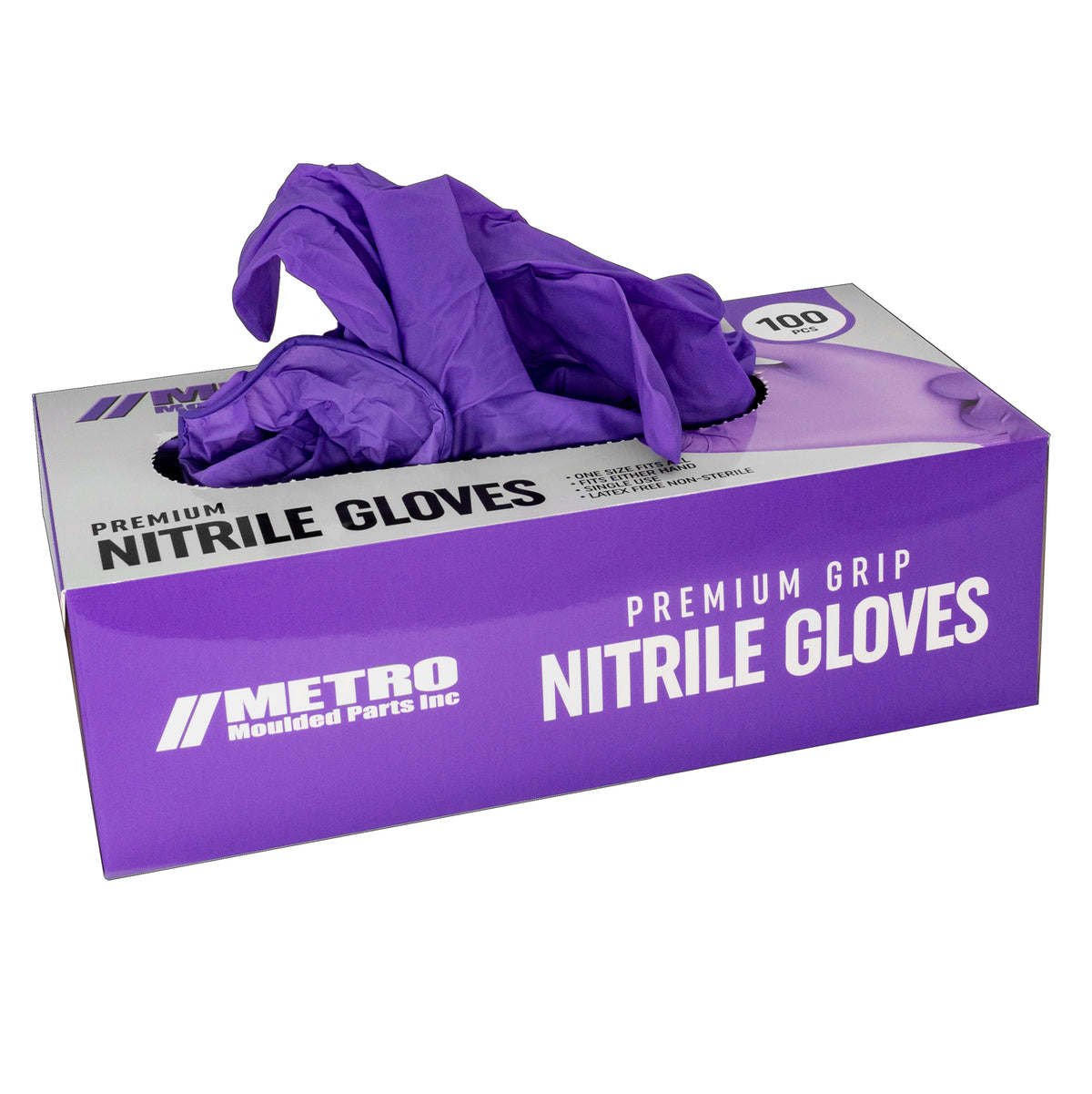 Latex-Free Nitrile Gloves 100-Pack