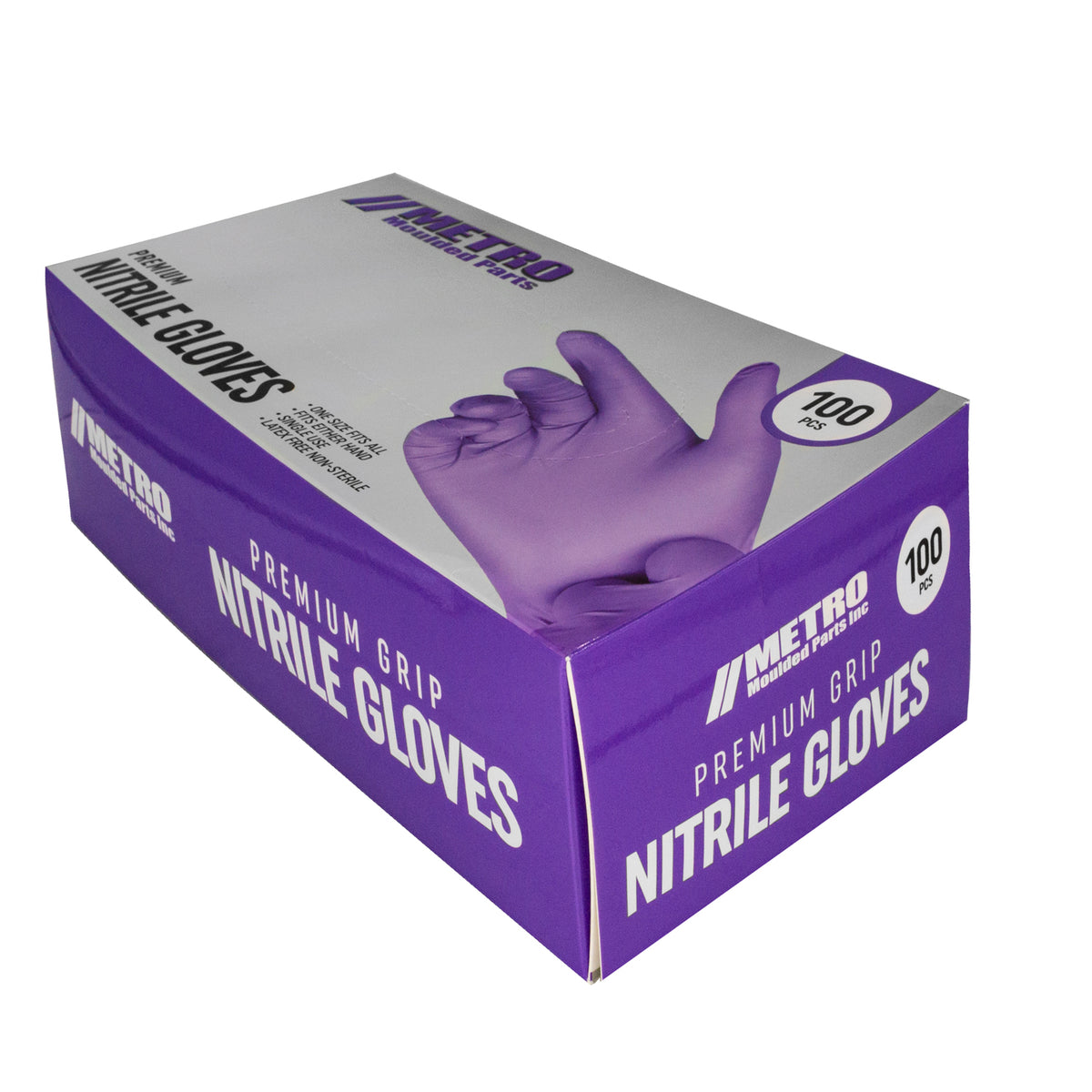 Latex-Free Nitrile Gloves 100-Pack