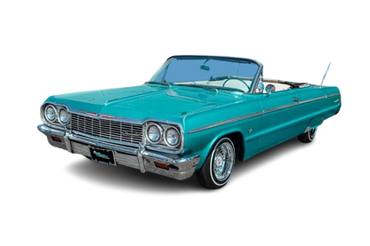 1961-64 IMPALA W/BOW SLEEVE Convertible Vinyl Top, Vinyl Window & Pads