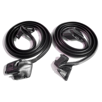 Door Seals, with Clips and Molded Ends For Pontiac GTO 1969-1971; LM 12-G