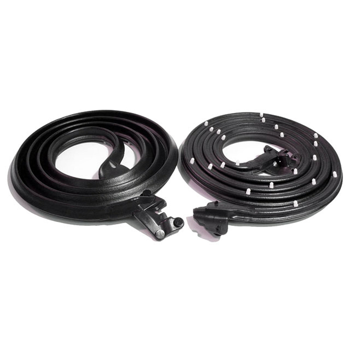 Door Seals, with Clips and Molded Ends For Chevrolet Chevelle 1966-1967; LM 12-J