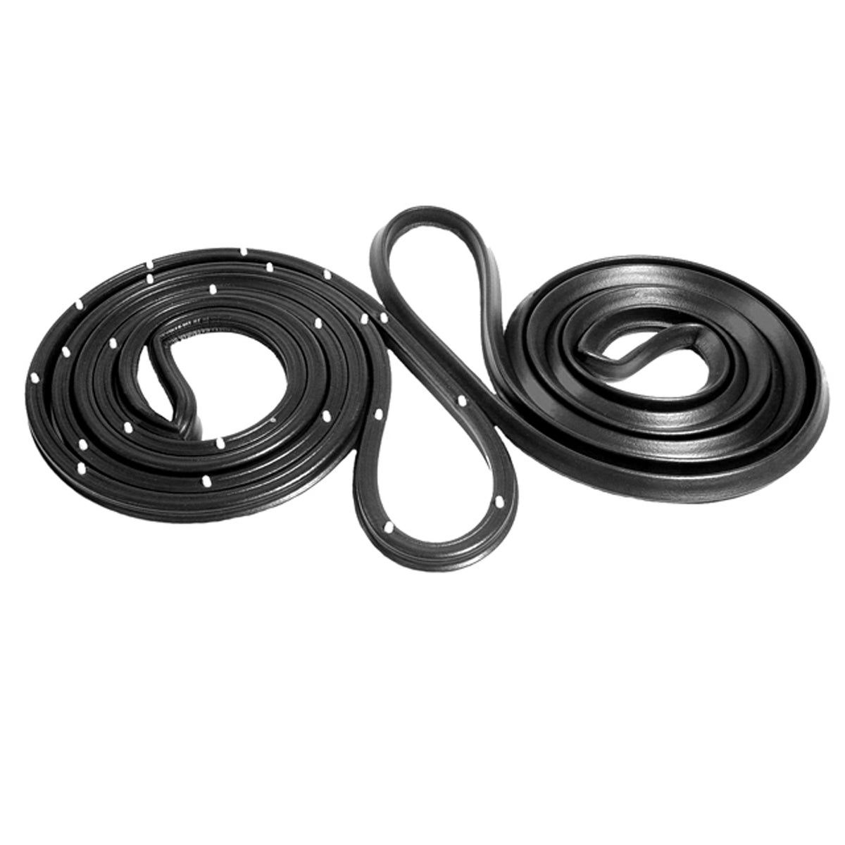 Molded Door Seals with Clips For Chevrolet Bel Air 1967-1968; LM 21-E