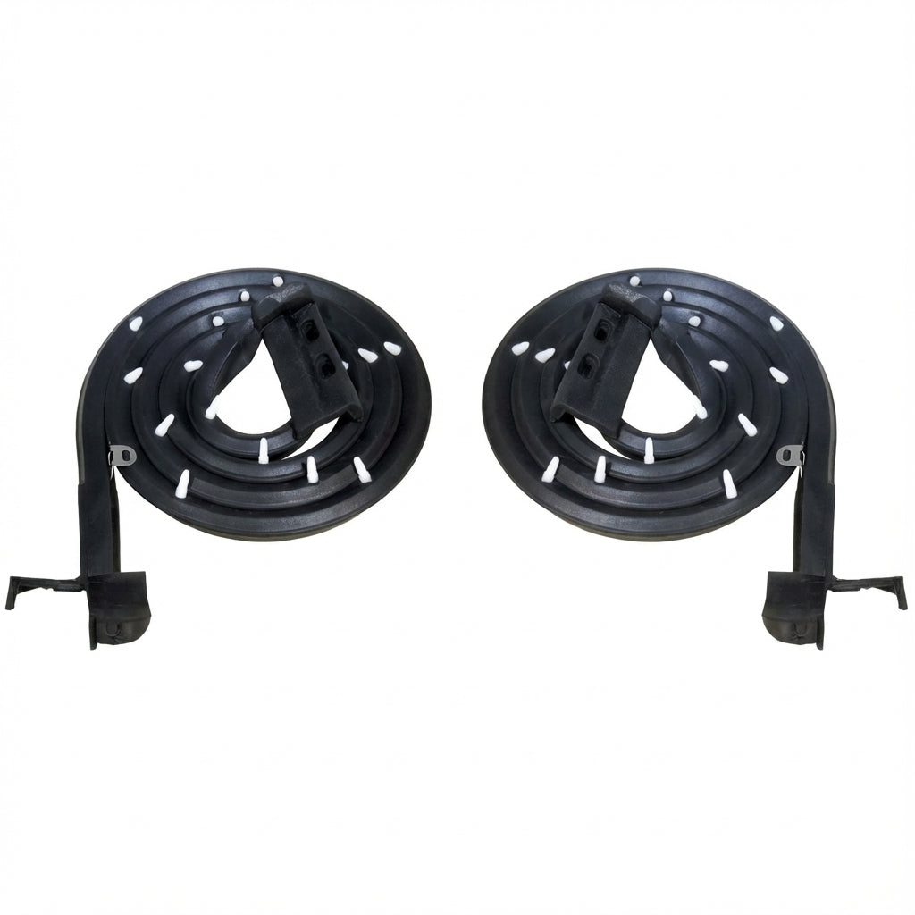Rear Molded Door Seals with Clips For Buick Invicta 1961-1962; LM 21-L/R
