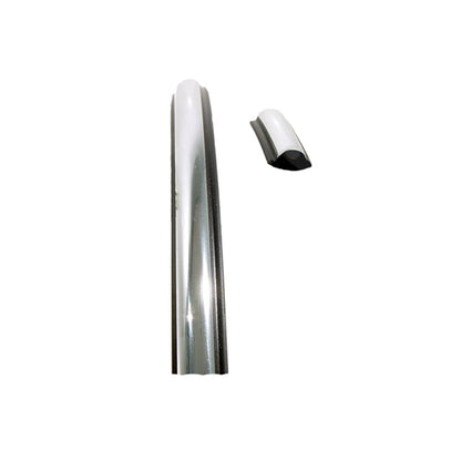 Chrome Lockstrip black; LP 100-C