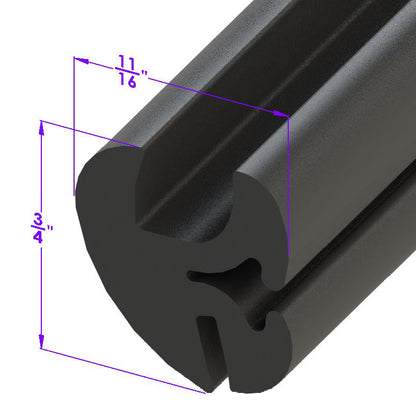 Glass Channel with Lockstrip; LP 100