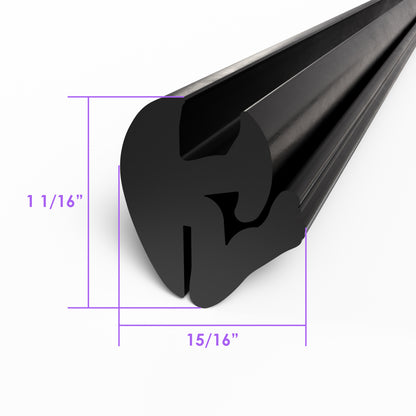 1/4\Windshield and Fixed Side Window Seal 1/16\" thickness; LP 101-A 50