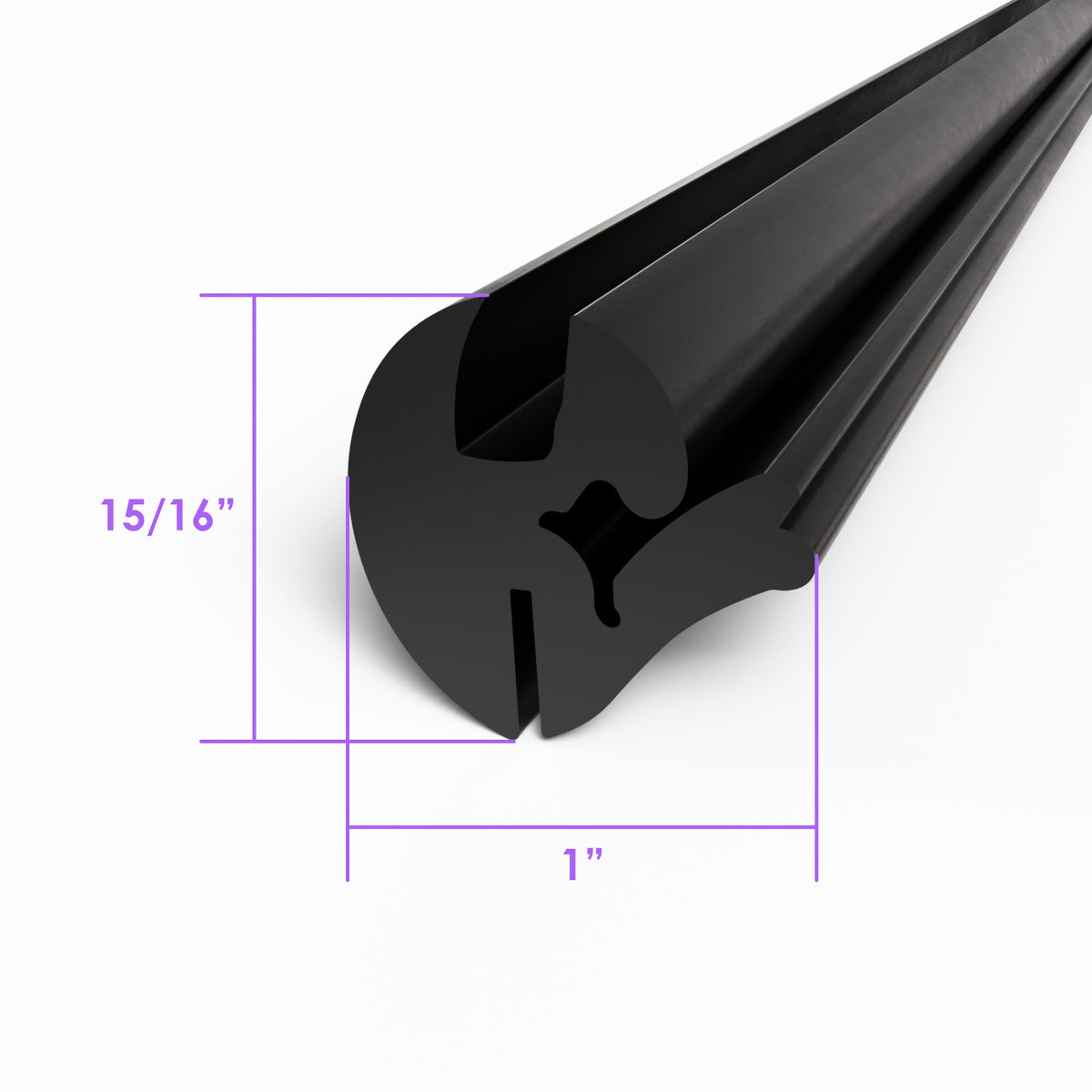 1/4"Windshield and Fixed Side Window Seal 1/16" thickness, 50 Piece; LP 101-B 50