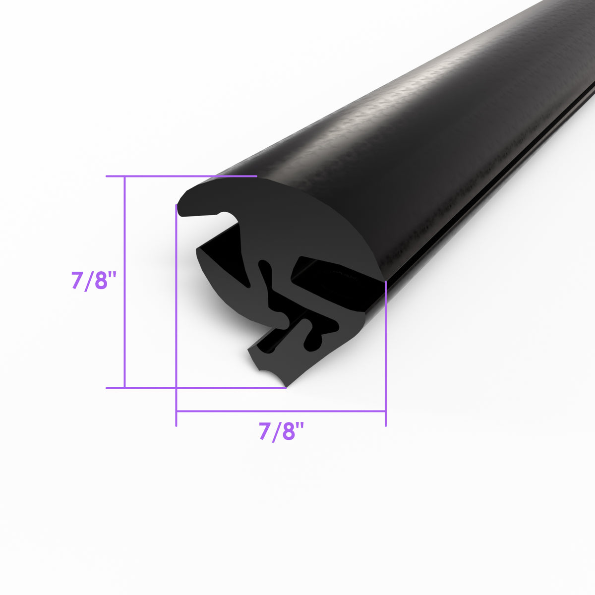 1/4"Windshield and Fixed Side Window Seal 1/16" thickness, 50 Piece; LP 101-D 50