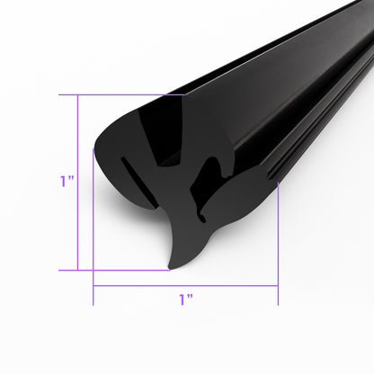 Self-Locking Windshield Gasket 50 Foot Piece; LP 101-O 50