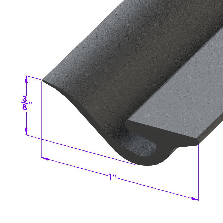 Door Bottom Seal; LP 104-B