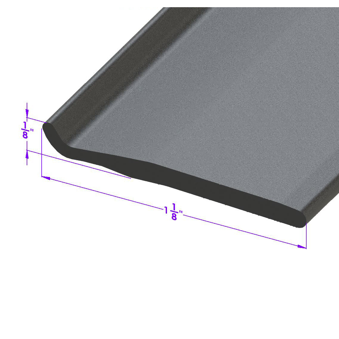 Side Roof-Rail Seal, Window Flipper to Roof For Buick Century 54-56; LP 107-C/FT