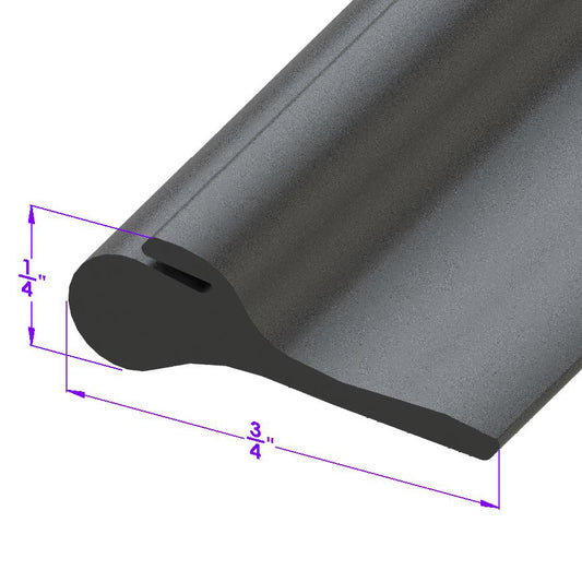 Top Bow to Header Seal For Chevrolet Corvette 1953-1954; LP 110-G