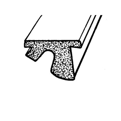 Roof Rail Seal - Snaps into Metal Track; LP 110-X