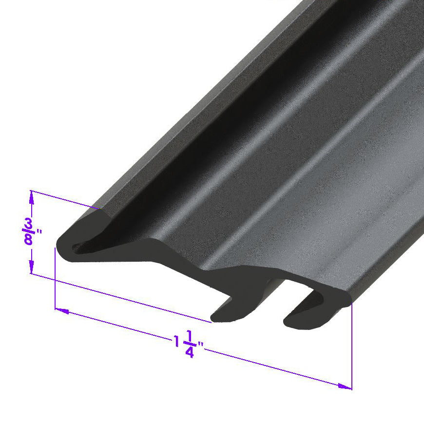 Fender Skirt Seal For Ford Thunderbird 1958-1960; LP 111-D