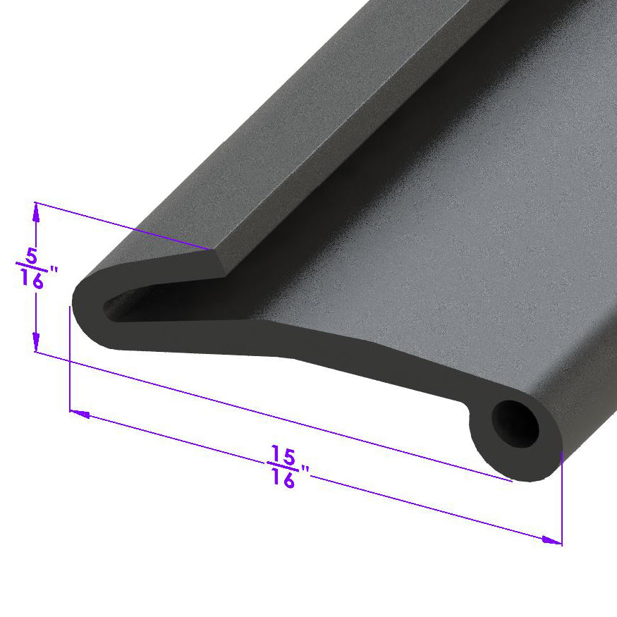 Fender Skirt Seal For Ford Thunderbird 1964-1966; LP 111-E