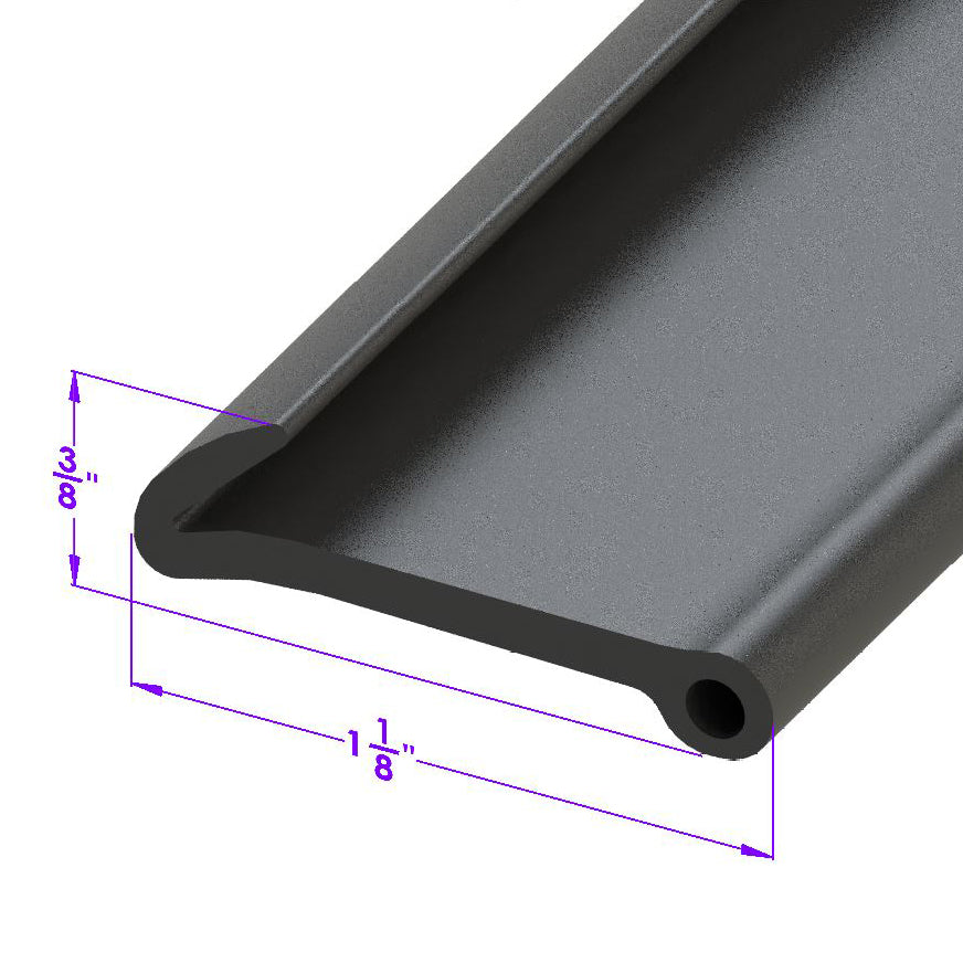 Fender Skirt Seal For Ford Thunderbird 1961-1963; LP 111-K