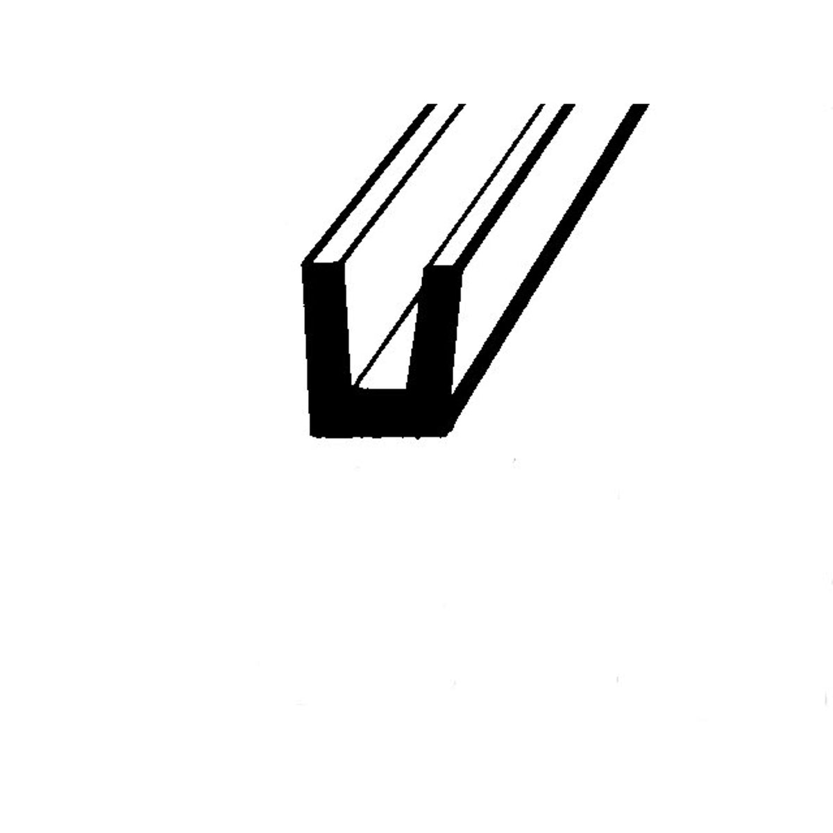 U Channel Rubber 3/8" wide X 7/16" deep, 1/8" Width; LP 11