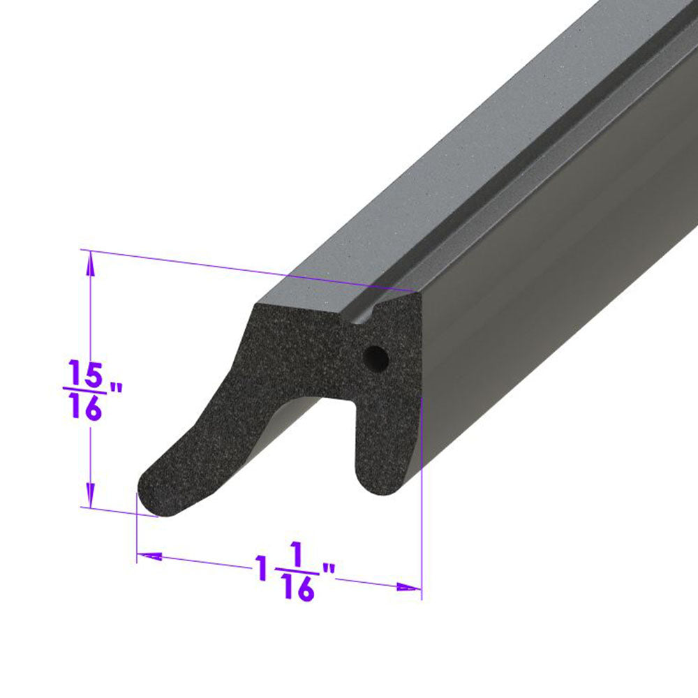 Top Bow to Header Seal For Convertibles; LP 120-B