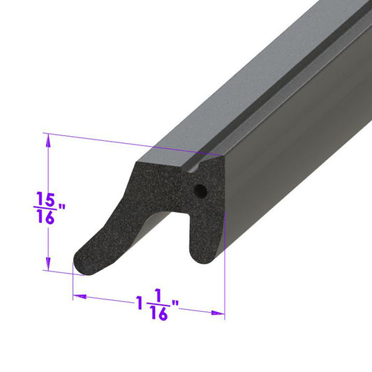 Top Bow to Header Seal For Convertibles; LP 120-B