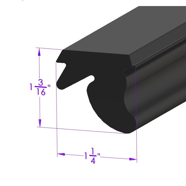 Roof Rail Seal For Hardtops; LP 120-I