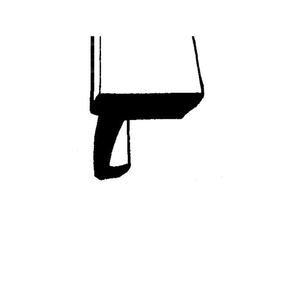 Convertibles Roof Rail Seal Fits in Metal Retainer; LP 12-C