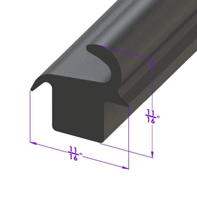 Swing-Out Windshield Seal; LP 13-/FT