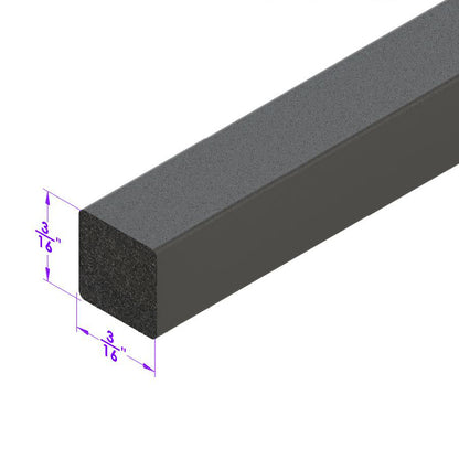 0.20" Square Extrusion; LP 2112