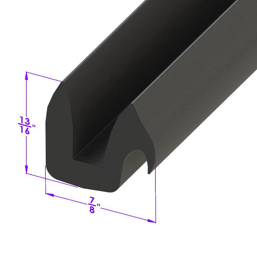 Windshield and Rear Window Seal Fits Some Models without Chrome Garnish; LP 30-B