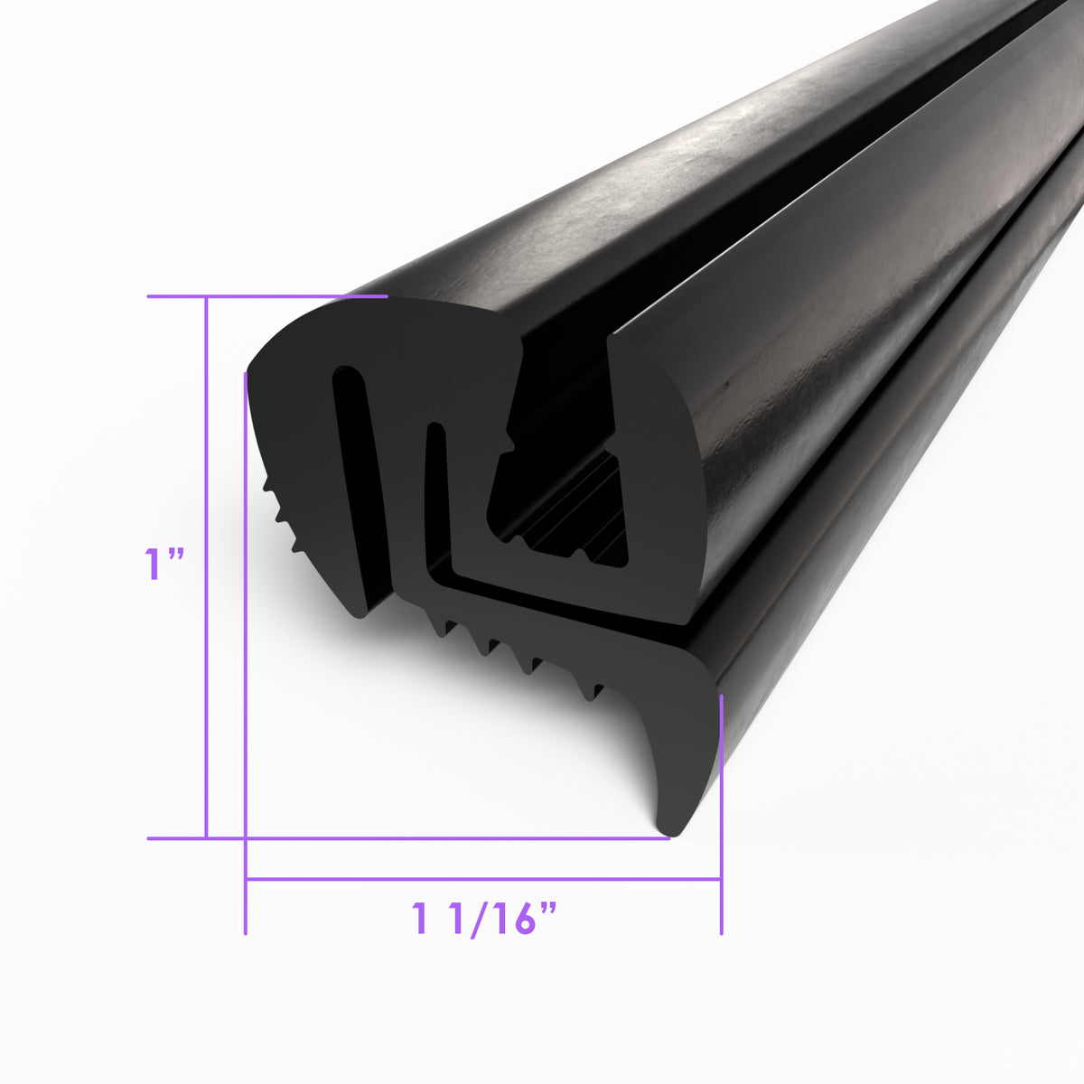 Windshield and Rear Window Seal For Cars with Chrome Garnish; LP 30-HX