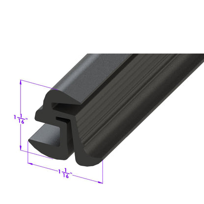 Windshield and Rear Window Seal For Cars with Chrome Garnish; LP 30-H