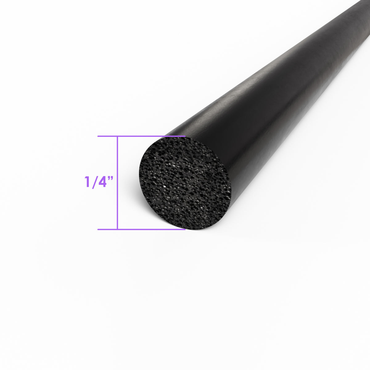 Windlace, Sponge Core Only (Cloth not included) 1/4" Diameter; LP 44-A