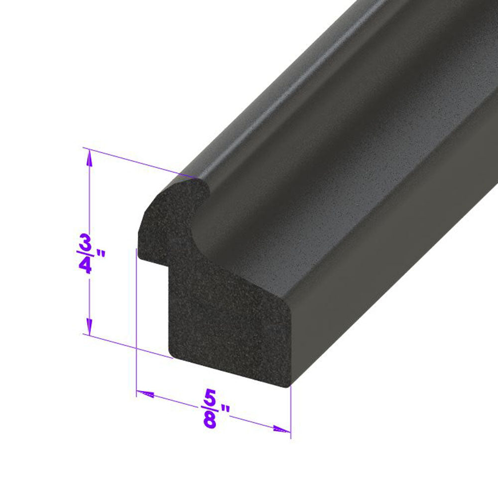 Trunk Seal For Cars with narrow gutters, Sponge Rubber; LP 50-B